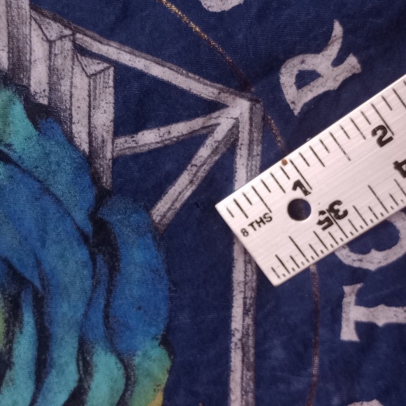 Volcom Tank Top Women's XS Blue Stone Hearts Tour Shirt - Picture 2 of 7